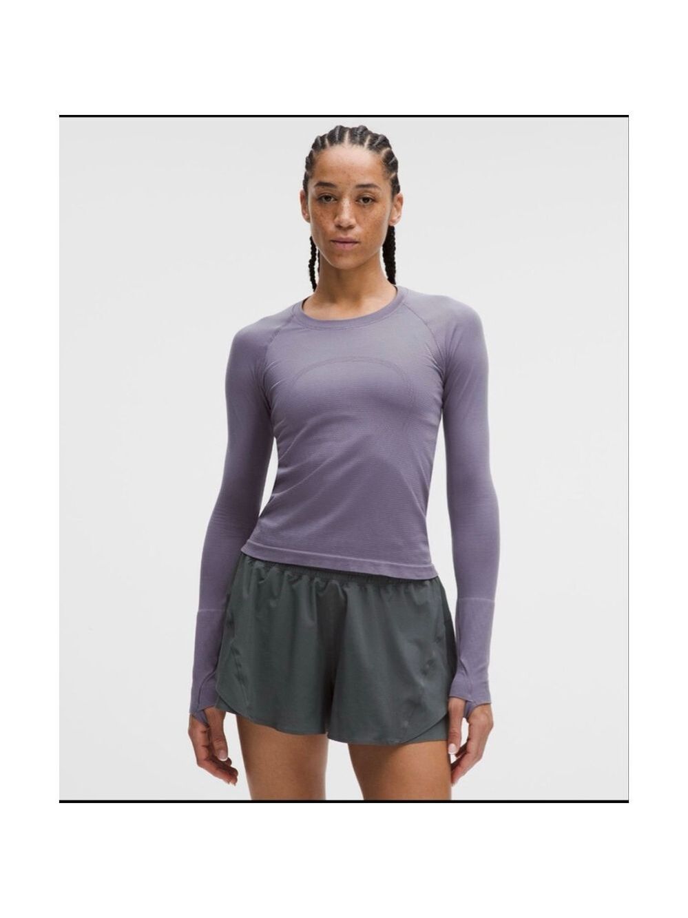 NWT Women's Lululemon Swiftly Tech Long Sleeve Shirt 2.0 Size 14 Purple